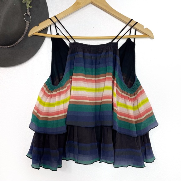 APIECE APART • Serape Print Sandro Tiers Top  Print - Picture 4 of 4